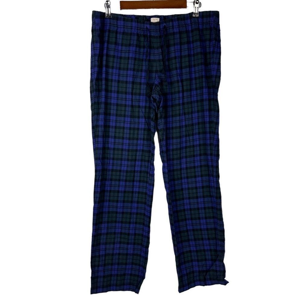 J. Crew Women’s Yarn-dyed flannel pajama pant size Large